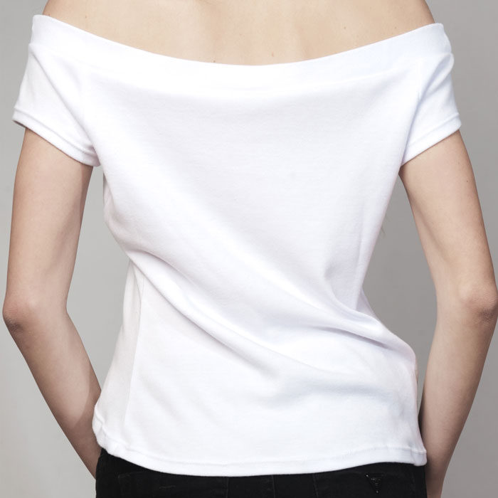 Golgotha Shirt Custom Ladies Queen White