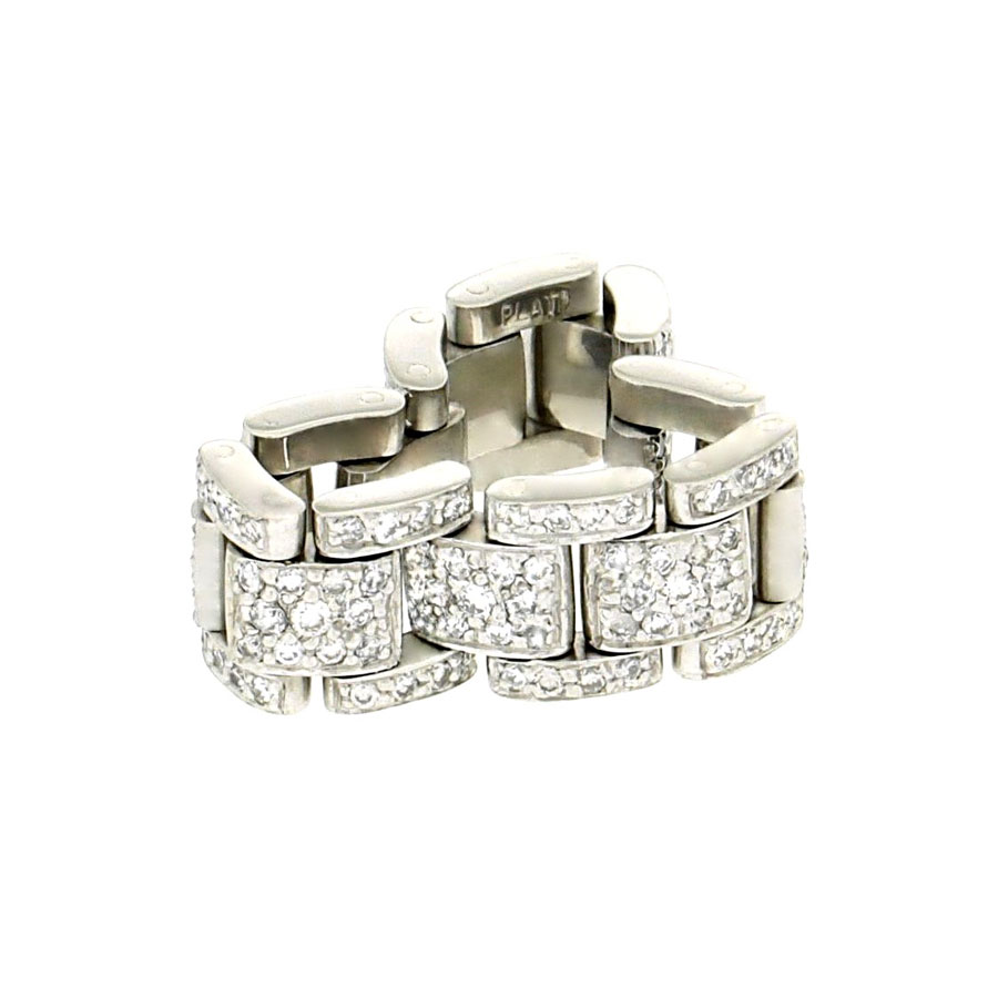 Private Commission Linked Rings Platinum Diamonds